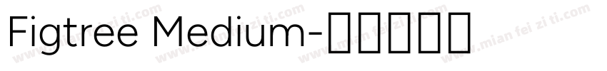 Figtree Medium字体转换